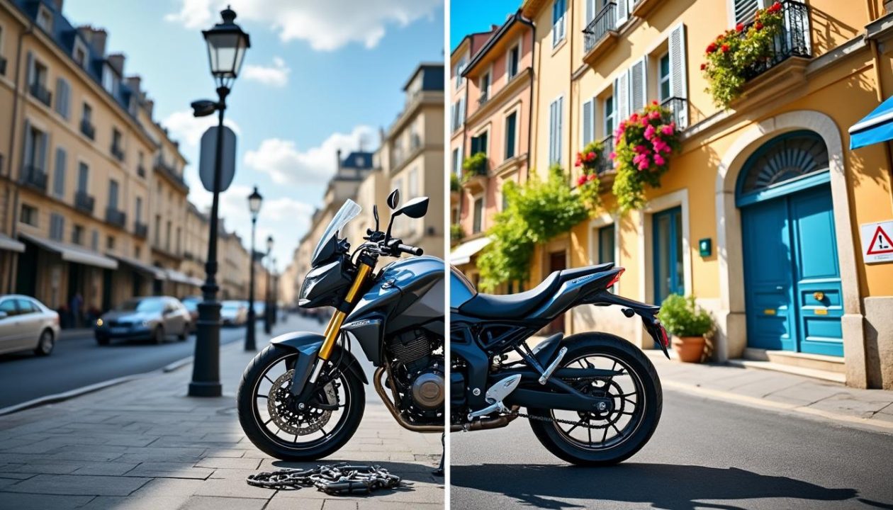 découvrez pourquoi 40 % des vols de motos ont lieu en île-de-france et en provence-alpes-côte d'azur et comment choisir une assurance moto adaptée pour protéger votre deux-roues.