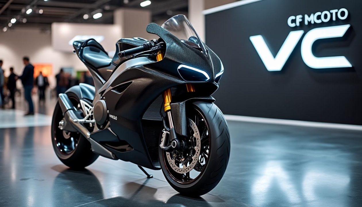 découvrez la nouvelle cf moto v4 sr-rr présentée à milan, une superbike puissante de 210 chevaux capable d'atteindre plus de 300 km/h, alliant performance et design survolté pour les passionnés de vitesse.
