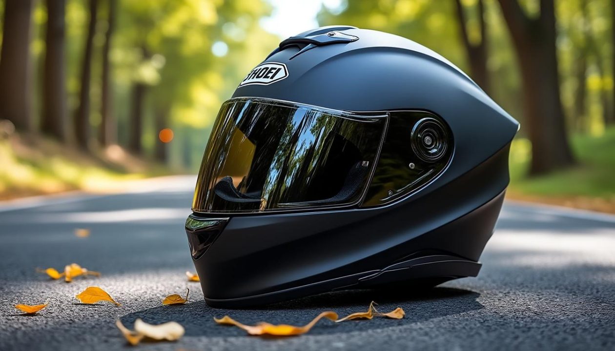 découvrez le nouveau casque moto shoei équipé d'une visière intelligente qui s'adapte automatiquement à la luminosité, offrant sécurité et confort optimaux à chaque trajet.