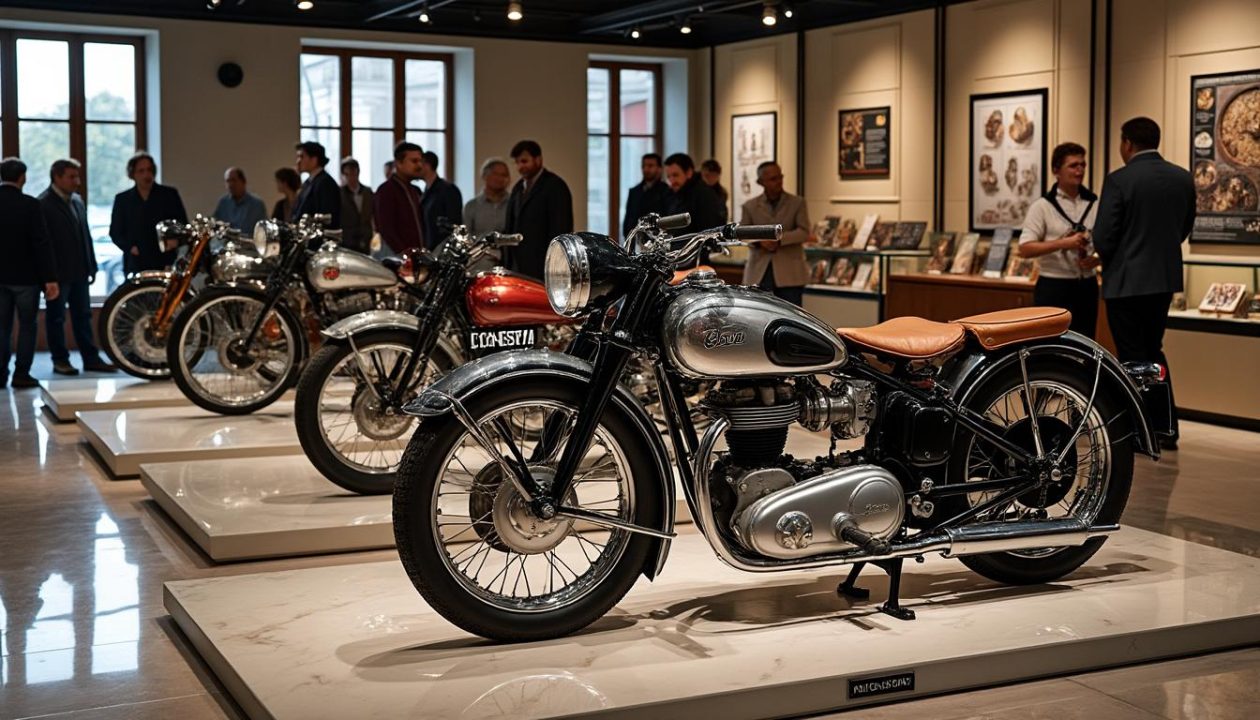 plongez dans l'univers fascinant de la moto classique au salon rétromobile avec une découverte exclusive des modèles emblématiques et des innovations d'hier et d'aujourd'hui.