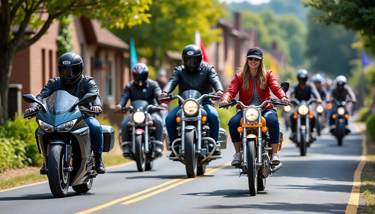 découvrez la spectaculaire parade de motos et vélos qui animera prayols ce dimanche, un événement dynamique à ne pas manquer pour les passionnés et toute la famille.