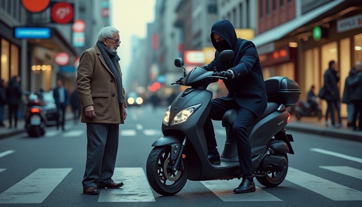 un scooter usurpeur cible les personnes âgées en utilisant de fausses mises en scène d'accidents pour les escroquer. découvrez comment éviter ces arnaques et protéger vos proches.