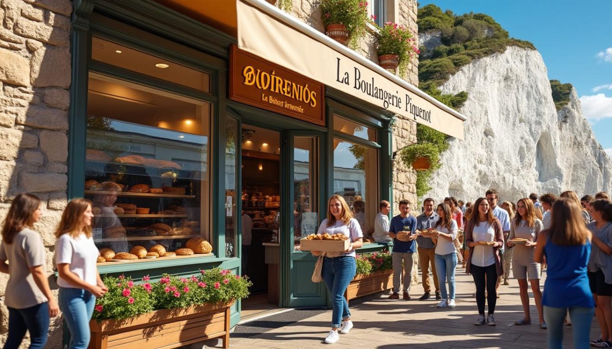 la boulangerie piquenot à étretat rouvre ses portes trois mois après un accident spectaculaire, prête à accueillir de nouveau ses clients avec ses délicieuses créations.